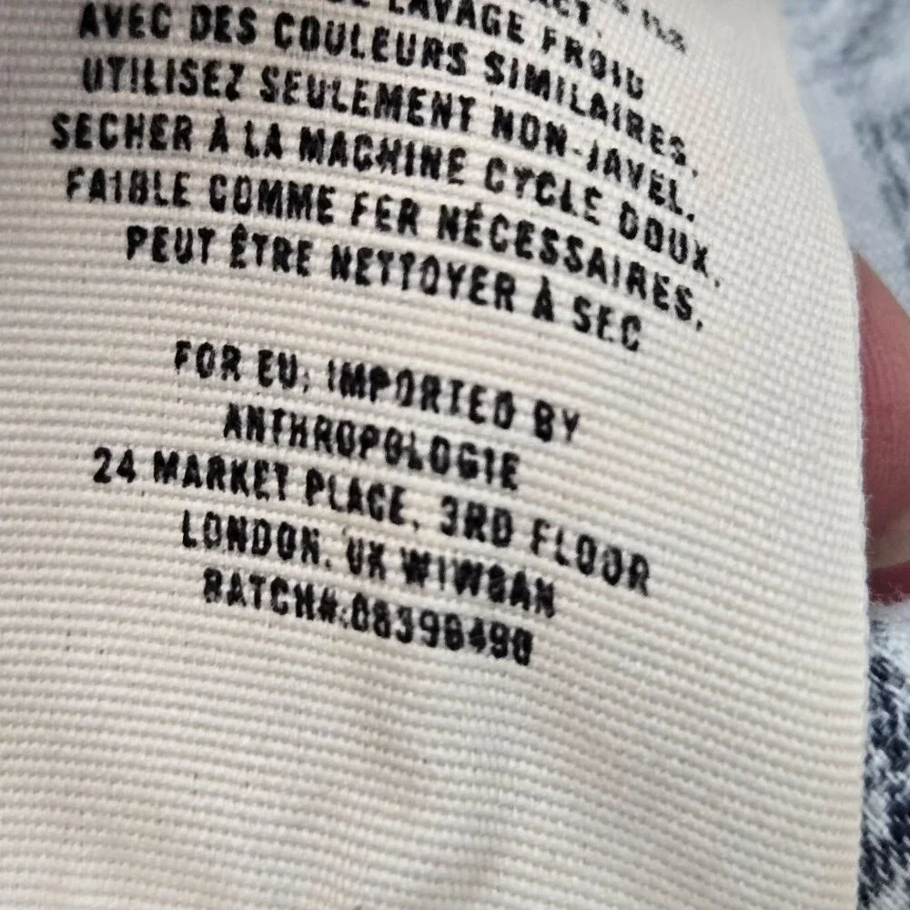 Pilcro And The Letterpress Size 29 Cotton Slim Boyfriend Jean Shorts FLAW - Picture 11 of 11